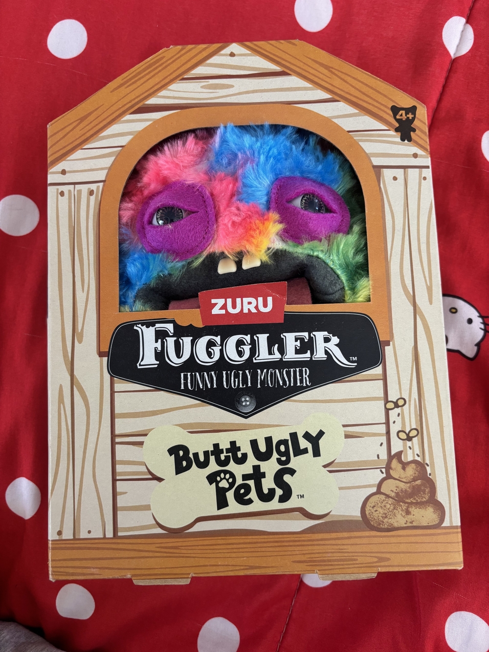 ZURU Fuggler Butt Ugly Pets Rainbow Fuzzy Monster
